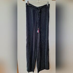 Trina Turk Womens Split Leg Pants. Black/White. Size L